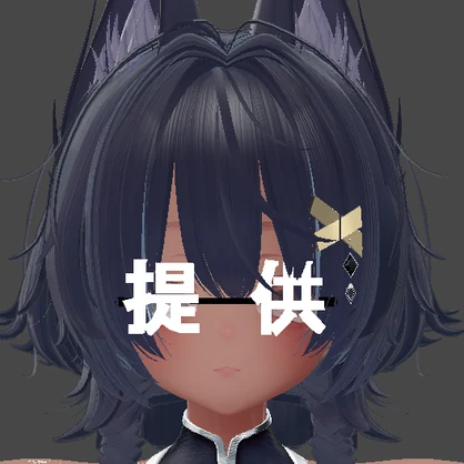 【VRC想定】９アバター調整済み　"提供"サングラス