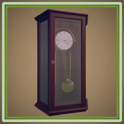 Vintage Clock Low Poly