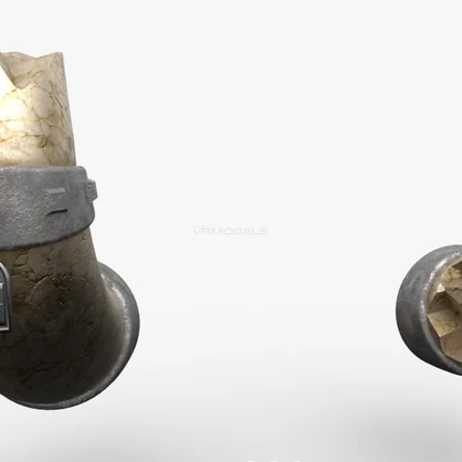 Broken horn