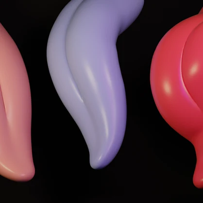 VRChat Avatar Tongues (Long and Short Versions) (Attaches to any avatar!) (VRChat Avatar Accessory)