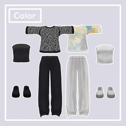 【MA対応】Sheer Casual Set【マリシア対応】