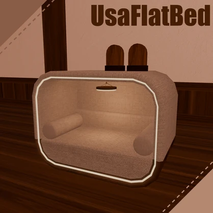 [VRC]うさフラットベッド-UsaFlatBed-