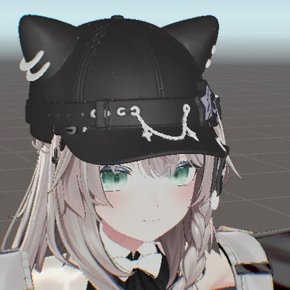 🌠Midnight Cat帽子🐈‍⬛【VRChat想定モデル】【しなの対応】【liltoon】