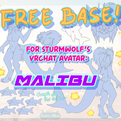 FREE Sturmwolf Malibu Art Reference Sheet Base