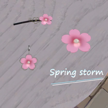 さくらサクラ桜 / Spring storm 【3種のアクセサリー】