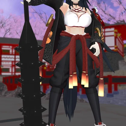 【VRChat想定】鬼の金棒【MAギミック付き】