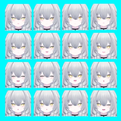 【ルルネ】表情差分32種（無料5種）