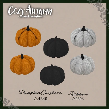 🍂Cozy Autumn🍂 Pumpkin Cushion Set
