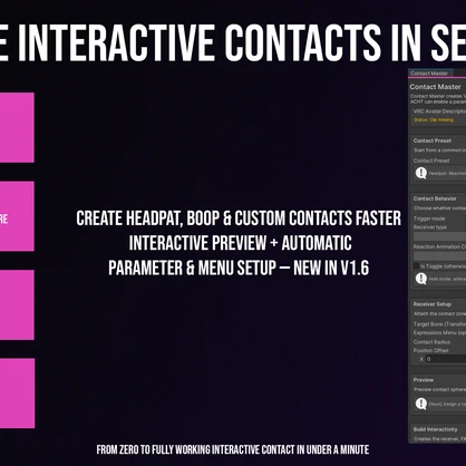 ACHT Hub v1.6.1 — VRChat Avatar Unity Toolkit