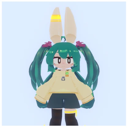 オリジナル３Dモデル　ツインテール