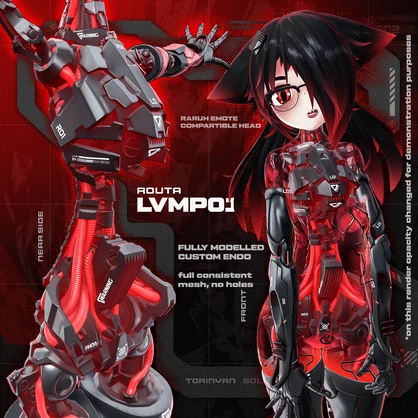 【３Dモデル】【LVMP01 Routa】【アバター】【VRC】