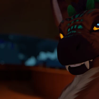 Moonfang Dragon VRC Avatar
