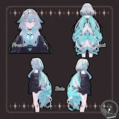 【rurune-ルルネ-　専用テクスチャ】K式　ヘアテクスチャ