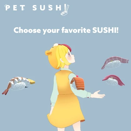 PET SUSHI OTORO（Fatty Tuna） (VRCHAT/SDK3)