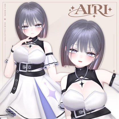 【11アバター対応】 Simple Bob Hair