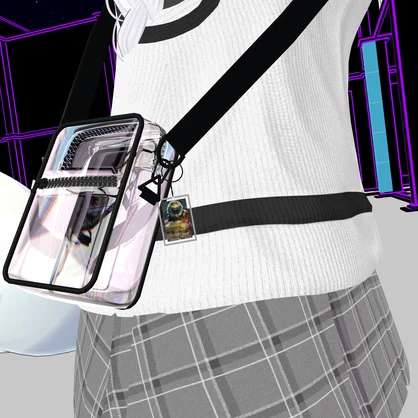 【VRCHAT向け】CLEAR SHOULDER BAG