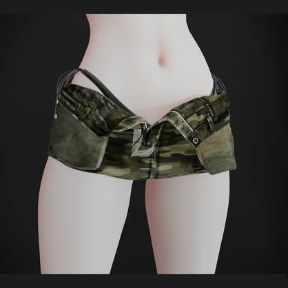SKIRT INSIDE OUT + PANTIES 森羅 - Shinra