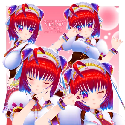 オリジナル3Dモデル「悠々花-YU.YU.PHA-」ver1.0