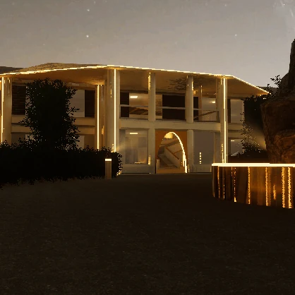 The Cascade Estate (Base) – Build Your Own Luxury VRChat Venue (Quest Compatible)