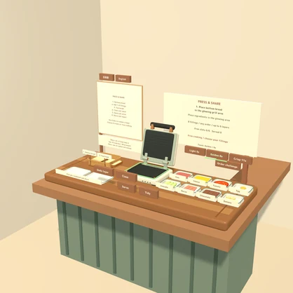 PRESS & SHARE | Make, Share and Eat Sandwiches in VRChat