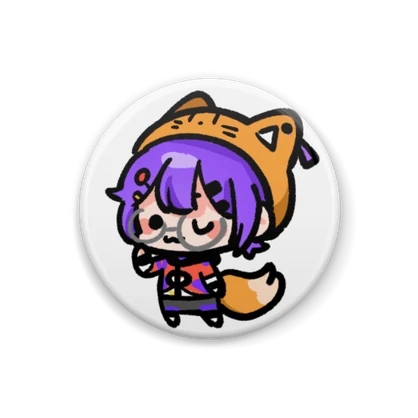 メガネらぎ 缶バッチ