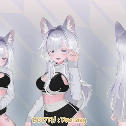 【Yumi Long Hair】Mask、Main color2Texture