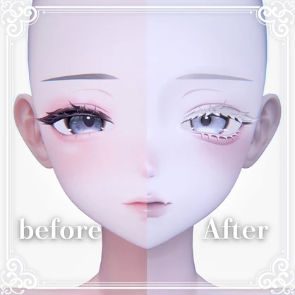 【海咲-Misaki-】⟡.·Misaki makeup&eye texture&blendshape