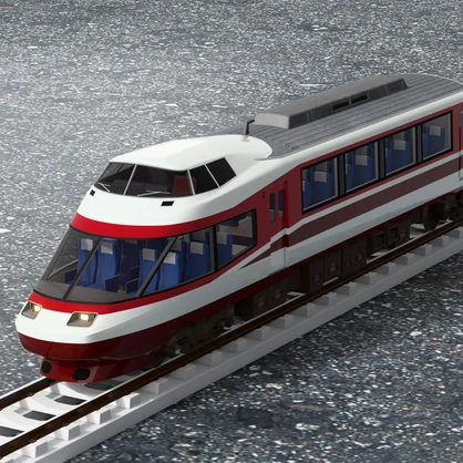 【3Dモデル】小田急ロマンスカー 10000形 HiSE