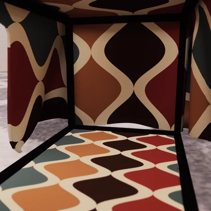 【VRChat想定】ワールドに置くと秘密基地感が出そうなボックステント【ワールド小物アセット】