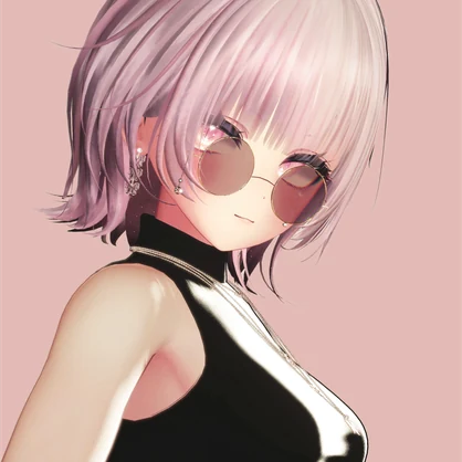 【MA対応】宝石が涙のように溢れるパーティクル付きメガネ - Tear gewel glasses