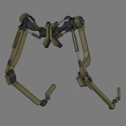 [3Dモデル]上躯強化外骨格[VRChat想定]