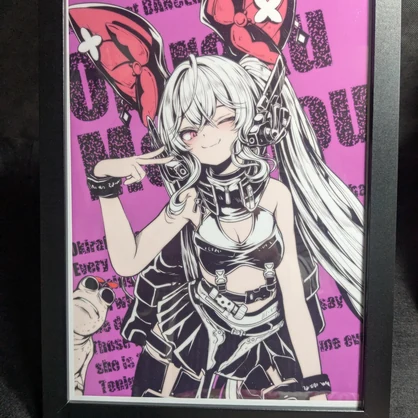 【VRC Illust print】[D08]おきらくモウモウ ちゃん (A4写真用光沢紙印刷)