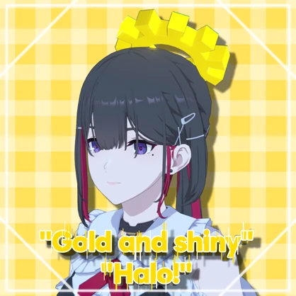 ⚙️Gold and shiny Halo⚙️