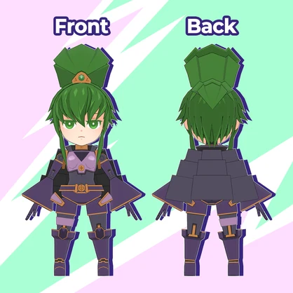 【無料】【 VRChatアバター 】SD エルシャドール・ミドラーシュ