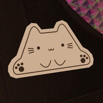 【無料】ねこバッジ【猫の日】