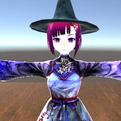 【3D小物】魔女の帽子