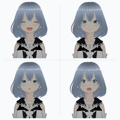 Mira — VRM 3Dモデル（Wisp 用アバター）