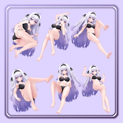 【無料版あり】VRChat撮影向けポーズ集 全30種【Pose Series B】
