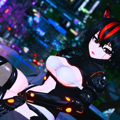 Lea Cyber Soldier! Femboy Toggle! Face Tracking (Ver 1.04)(PC/Quest)