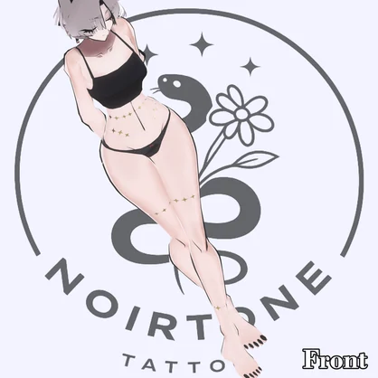 【SiuSiu 用】🌙Halo Sigil Tattoo #Noirtone