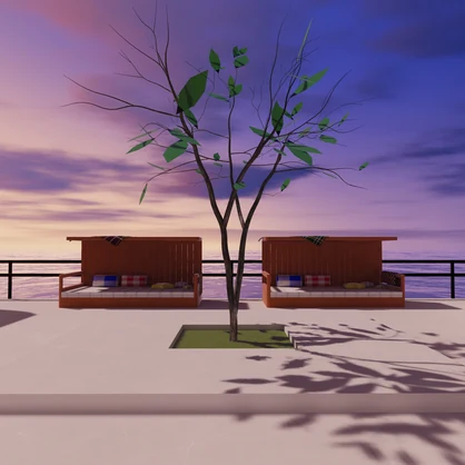 【VRChat想定】GardenHorizon【ワールドアセット】