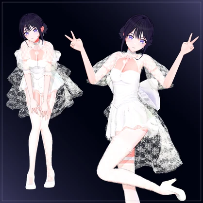 【VRChat衣装】Roa専用ドレス - By duchess.rh