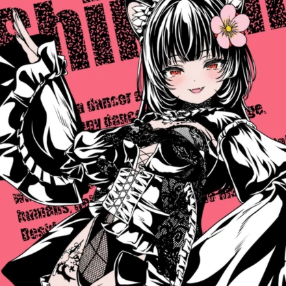 【VRC Illust print】[D07] しらうめちゃん (A4写真用光沢紙印刷)