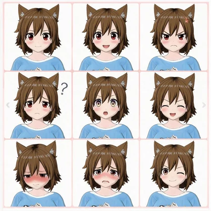 【3Dモデル / VRM】Konatsu Ogata 緒方 小夏 - Generated by AnimeArt (Neural4D) 【VRChat・VTuber対応】