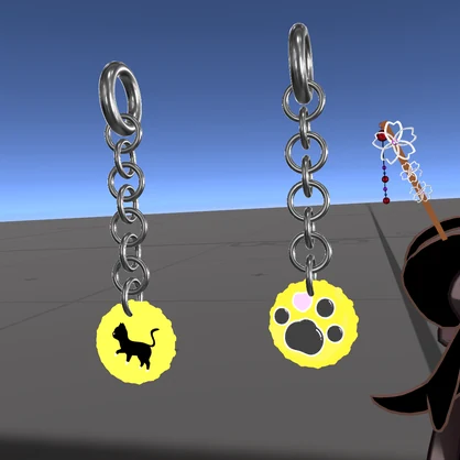 【無料】クロネコ先生のアクセサリーセット