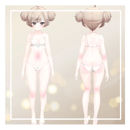 🩷マヌカ-Manuka-白肌＆赤らみ♡涙袋あり地雷メイク＋BodyBlush🩷