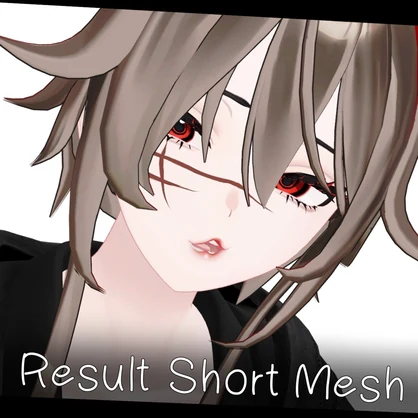 【VRchat】髪型まとめ売りセット4種 #2【3Dヘアモデル】