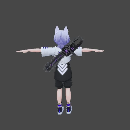 【3Dモデル】ダークチェーンソー / Dark Chainsaw