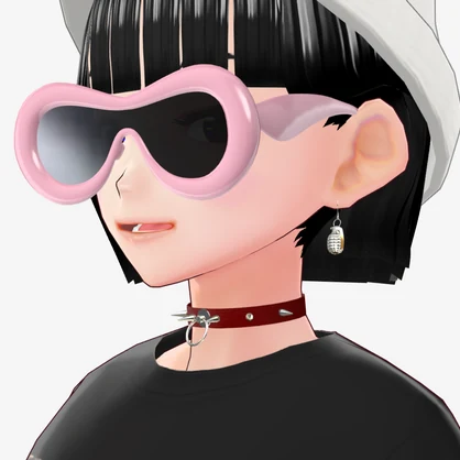 [FBX] バブルサングラス(リップシェイプ)🪙