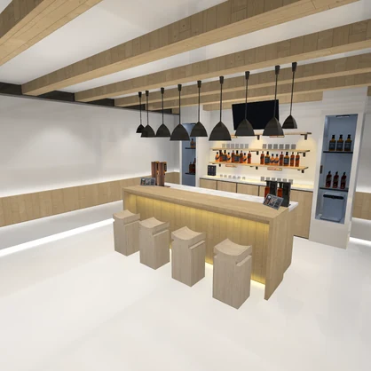 [ワールド] [Comfort place - BAR] SDK3 add-on type world [addable]